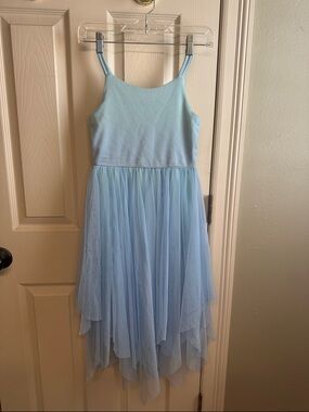 Cat & Jack Light Blue Tulle Formal Dress for Girls